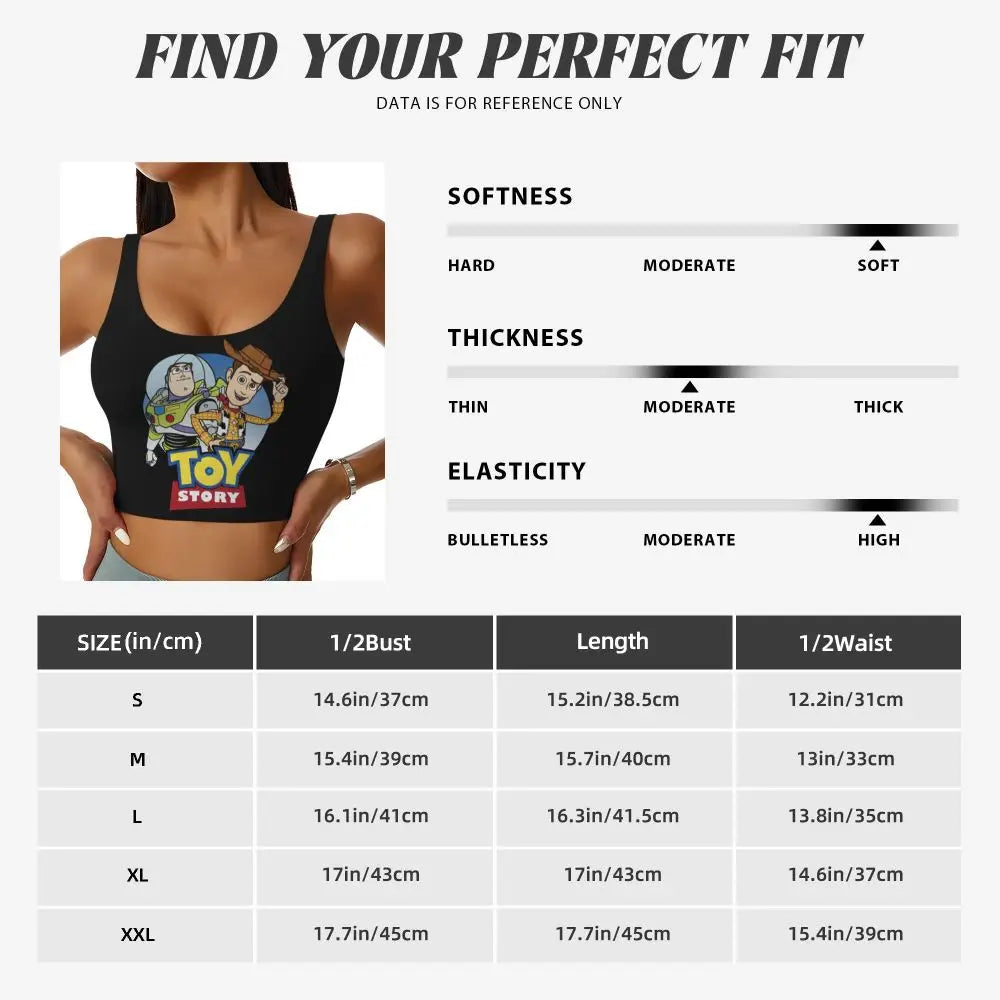 EtherealBe Toy Story Jessie Sports Bra for Women