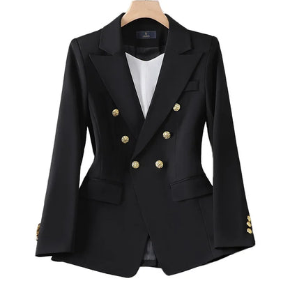 Elegant Women's Fashionable White Western-Style Suit Zihongsuitsuit High-End Business Attire Long-Pants Set For Special Occasion