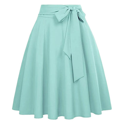 Women A-Lined Skirts High Waisted Pocket Skater Skirt Flared Mid Length Skirt Fashion Cute A-Line Skirts Y2k Skort Clothes