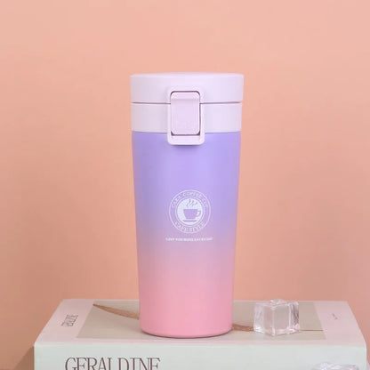 500ml water bottle Thermos Coffee Mug Double Wall Stainless Steel Tumbler Vacuum Flask Bottle Thermo  Travel Free Shipping