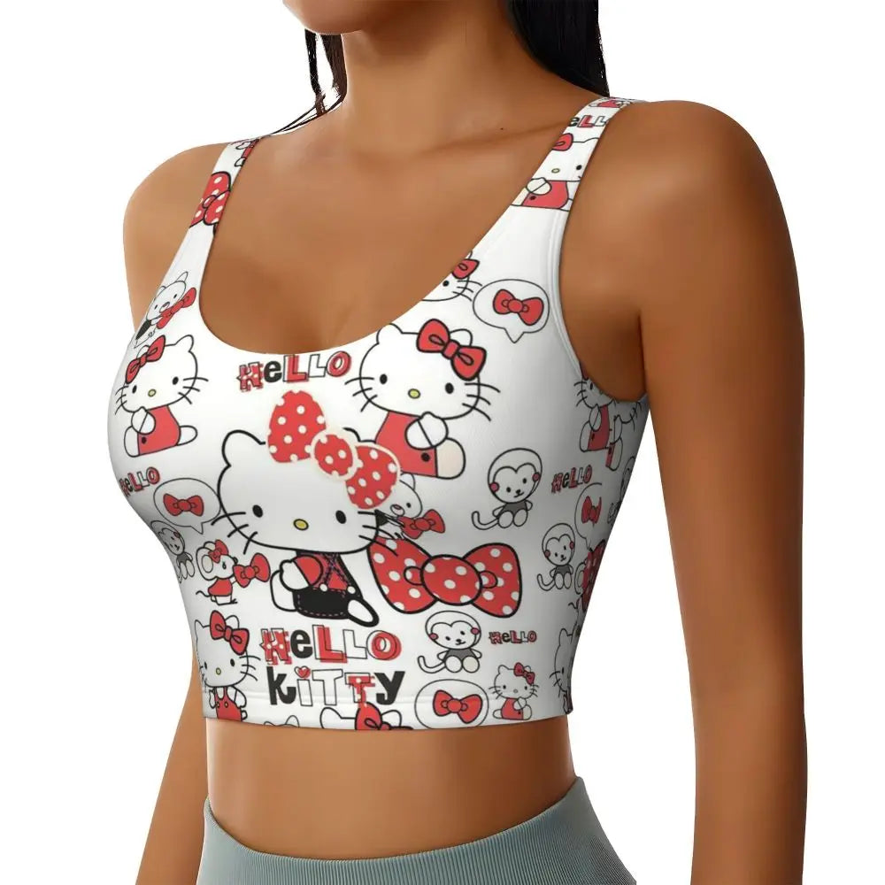 EtherealBe Hello Kitty Sports Bra for Women