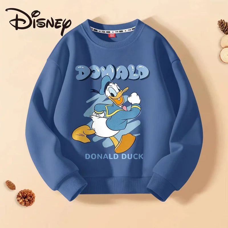 Donald Duck Printing 2Pcs Suit Kid Cotton Tracksuit