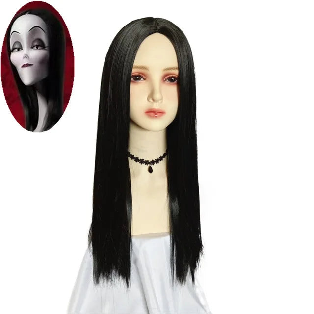 Gomez Addams Cosplay Anime Morticia Costume Dress Halloween Carnival Outfit Adult Kid Coat Shirt Pant Tie Suit Party Uniform