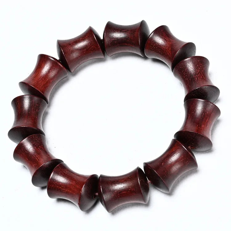 African Lobular Red Sandalwood Beads Zambia Red Sandalwood Hand String 8mm 108 Rosary Beads Men's and Women's Bracelet Wholesale