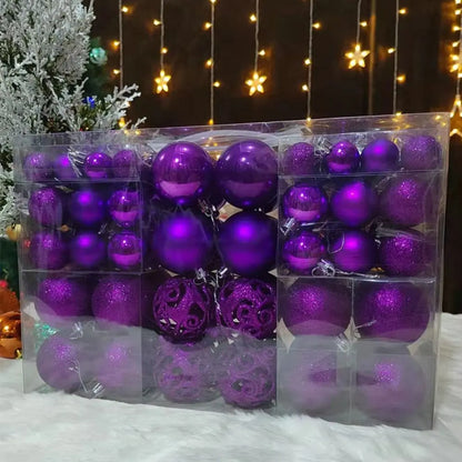 100pcs Christmas Decor Tree Xmas Balls Party Wedding Ornament Party Supplies Xmas Ornament Ball Xmas