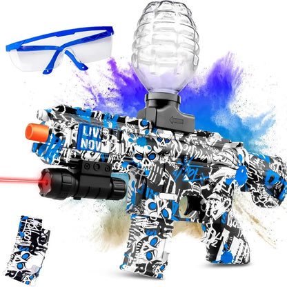 M416 Blaster Toy Gun, Blaster With Glasses, Automatic Summer Outdoor Toys For Activities Team Game(without water beads）