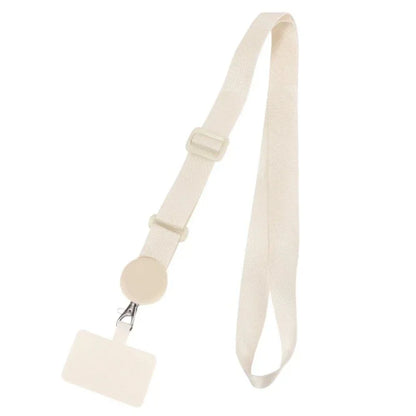 Long Crossbody Phone Lanyard Adjustable Neck Strap Wide Cloth Neckband Strap Rope Hanging Anti-Lost Phone Lanyard
