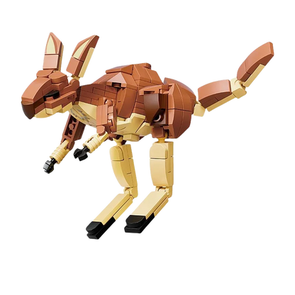 Creative Animal Models MOC Building Blocks Giraffe Lion Wolf Children DIY Assembled Brick Toys for Boy Birthday Christmas Gifts