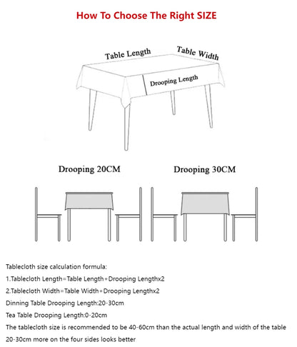 Gerring Cotton Linen Tablecloths Green Printed Table Cloth Korean Napkin Coffee Round Table Cover Wedding Table Decoration