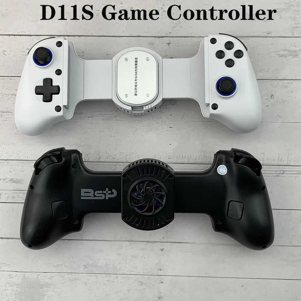 BSP-D11S Stretching Wireless Game Controller For SWITCH/Android/Apple IOS Tablet Gamepad Streaming Handle with Cooling fan