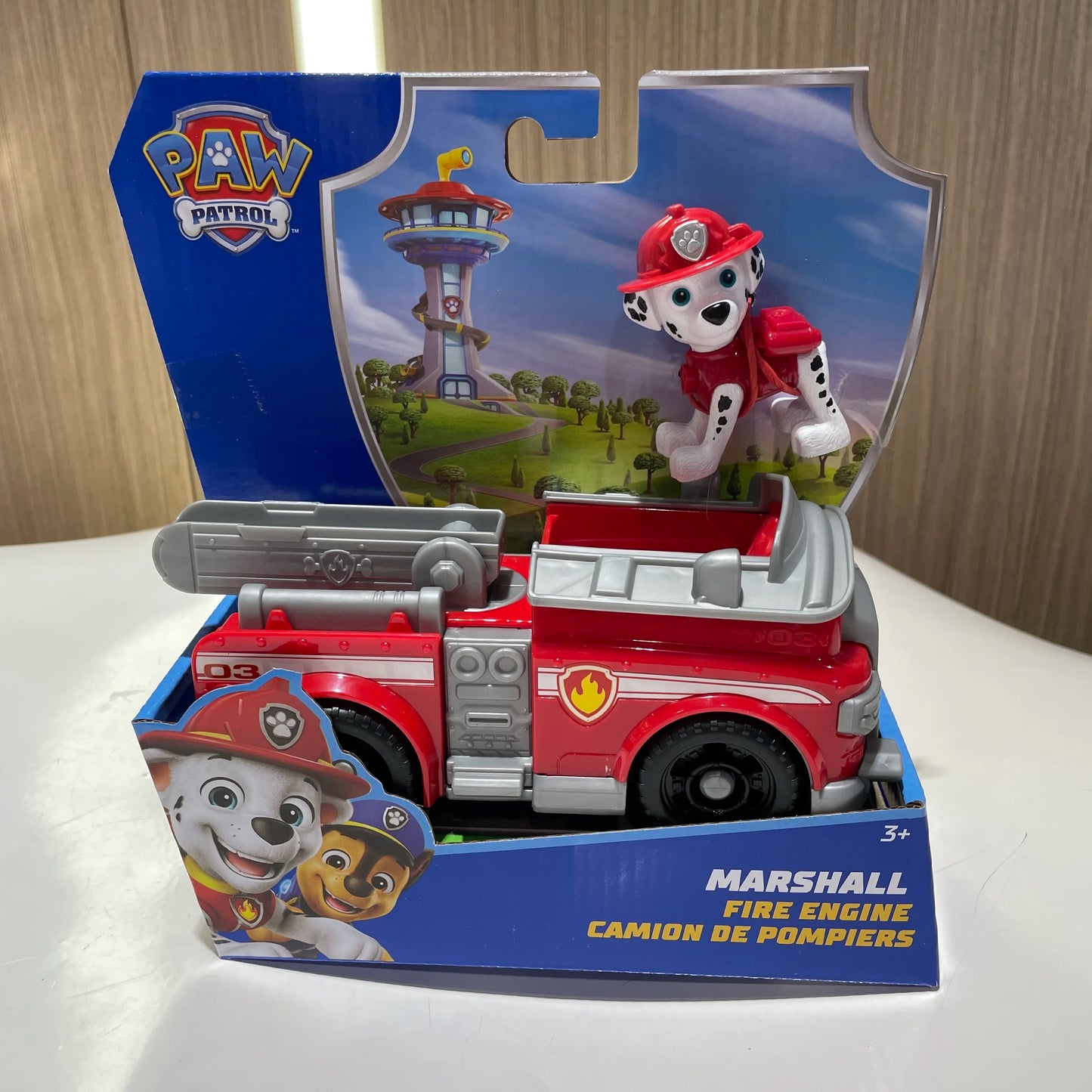 Original Paw Patrol Rex’s Dinosaur Rescue Vehicle with Collectible Action Figure Anime Doll Kids Toy Birthday Christmas Gift