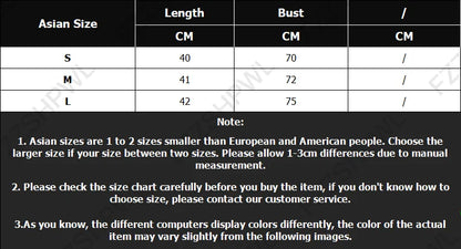 Y2K Retro Harajuku Women's Camisole Top Sexy Slim Chic Casual Crop Top Grunge Punk Hip Hop Gothic Aesthetic Emo Girls Streetwear