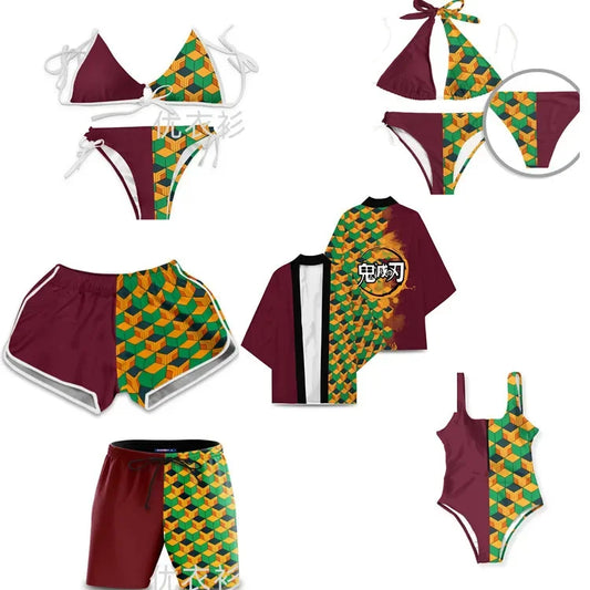 EtherealBe Tomioka Giyuu Cosplay Bikini Set