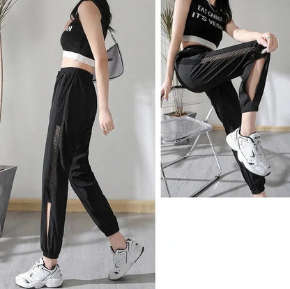 Harem Clothes Sweatpants Female Pants Joggers Fitness Black Jogging Trousers for Women with Pockets Sports Aesthetic G Slacks