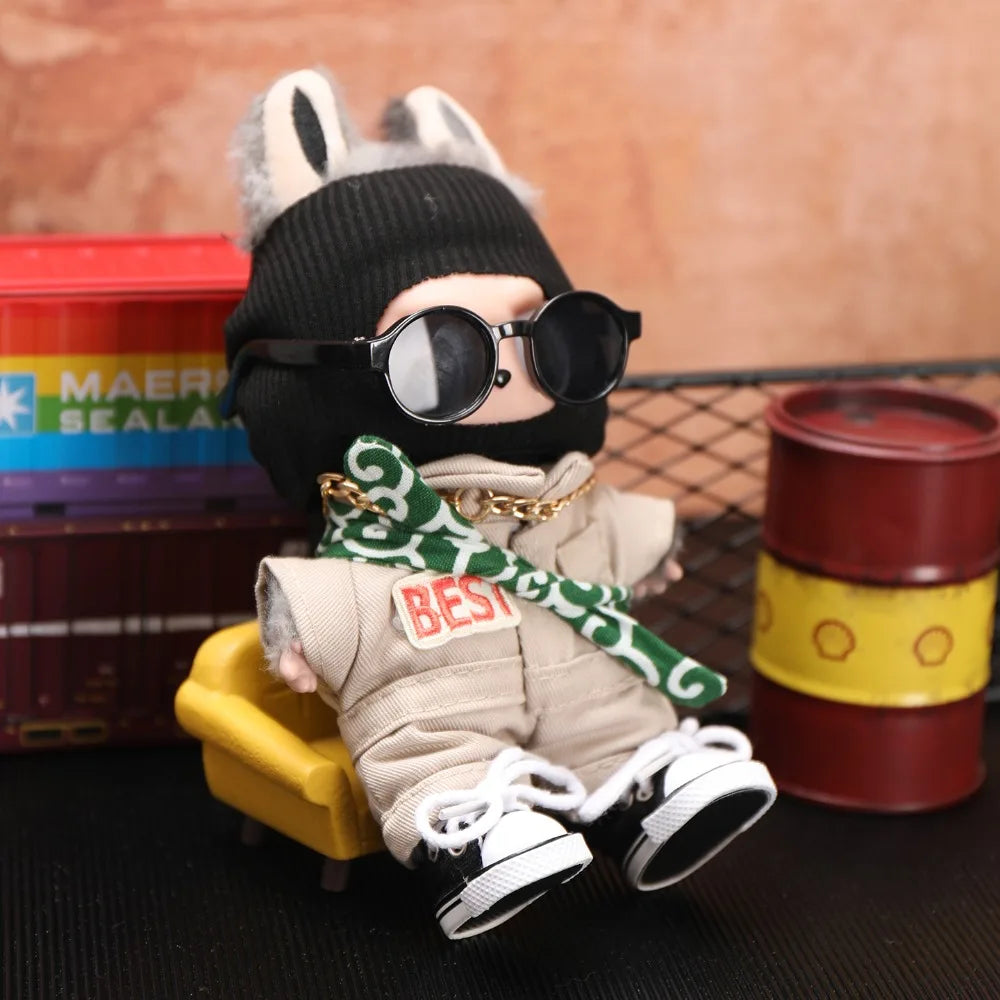 Labubu Ropa Trendy Fashion Clothes for Outfit Korea Kpop Exo Labubu Idol Dolls Clothing DIY Kids Gift