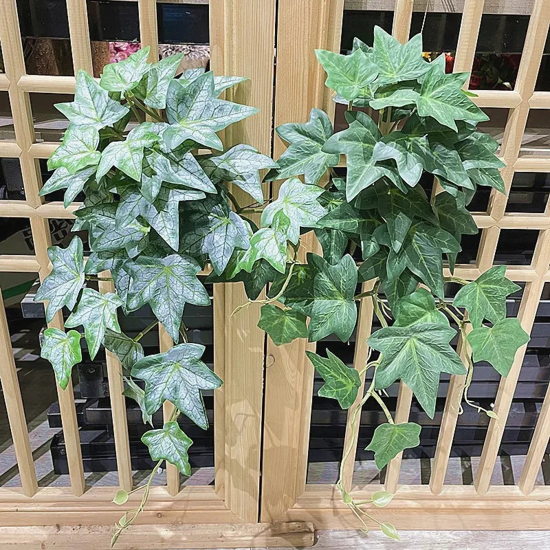 50-100CM Artificial Vine Green Tropical Fake Plants Rattan Autumn Hanging Winding Rattan Garden Balcony Home Decor Accessories