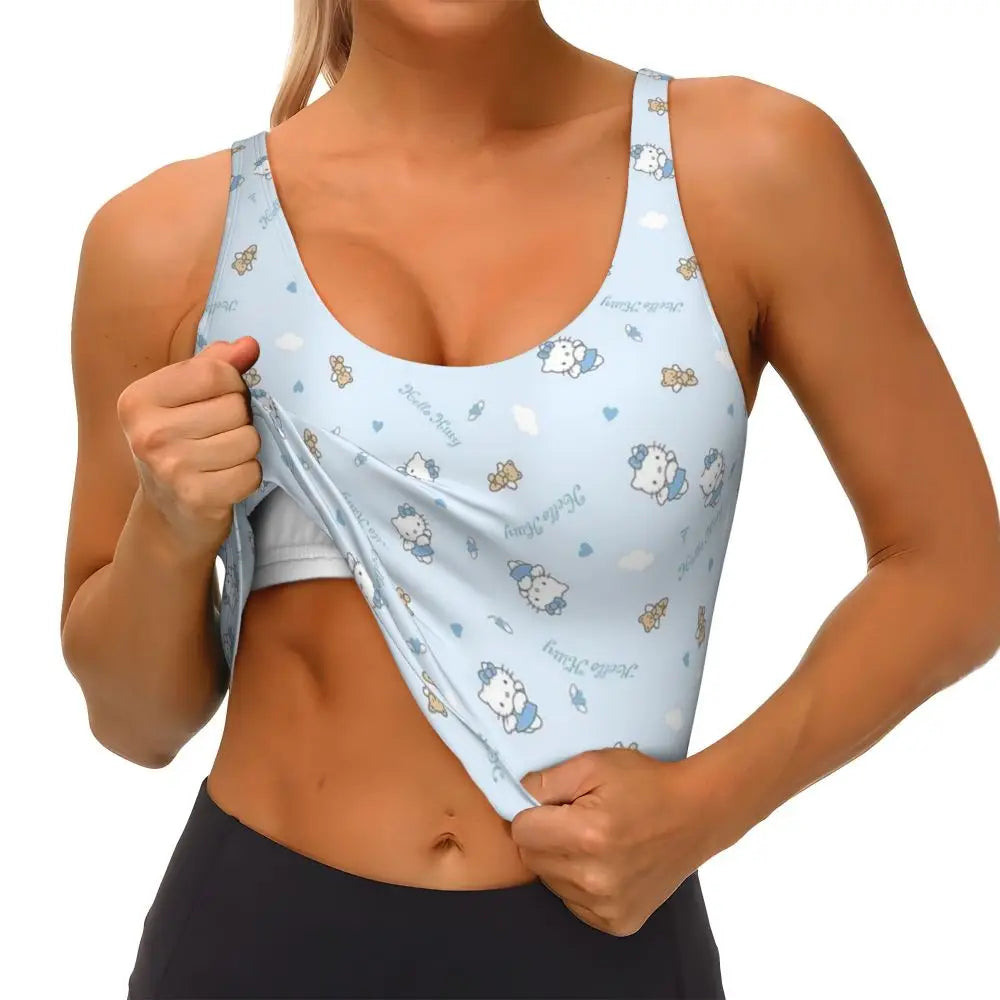 EtherealBe Hello Kitty Sports Bra for Women