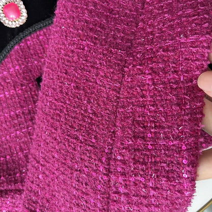 EtherealBe Sweet Pink Tweed Blazer for Ladies