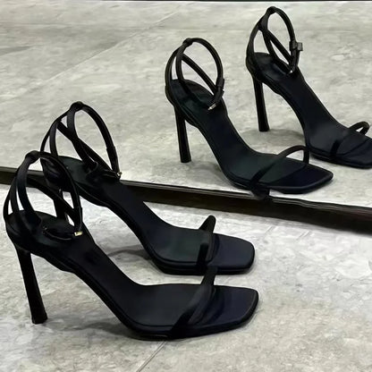 Women's Sandals Summer High Heel 2025 Fashion Elegant High Heel Shoe Open Toe Banquet Shoe Women Shoe Zapatos