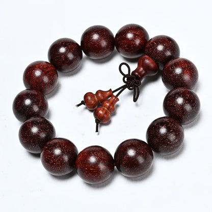 African Lobular Red Sandalwood Beads Zambia Red Sandalwood Hand String 8mm 108 Rosary Beads Men's and Women's Bracelet Wholesale