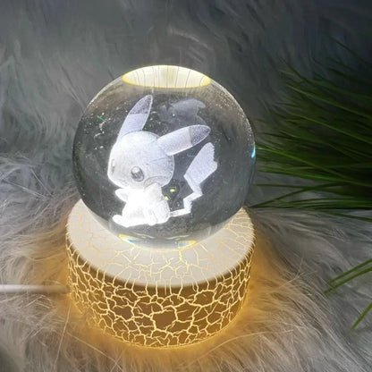 Night Light Creat Crystal Ball USB With Milky Way galaxy LED Children Night Lamp For Bedroom Ambient Light Christmas Gift