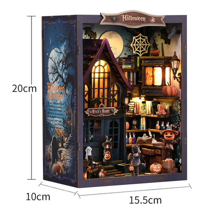 Handmade Wooden Miniature Doll House Kit 3D Puzzle Assembled Building Model Kit With LED Light DollHouses Toy For Christmas Gift
