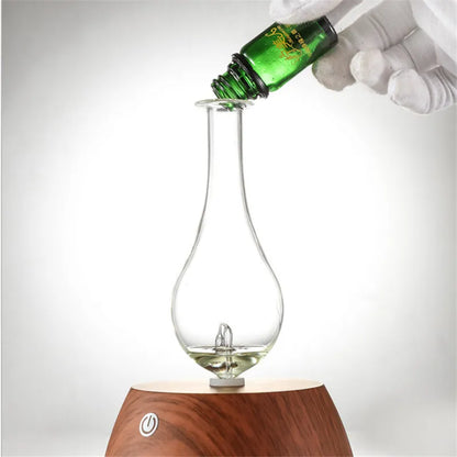 50ML Mini Pure Essential Oil Aromatherapy Diffuser 100-240V Aroma Nebulizing Humidifier Machine With Colorful Night Light