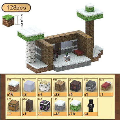 Creative Magnetic Building Block Bricks My World Famous Scene Architectural Set DIY Model Kids Toy Christmas Gifts for Boy Girls