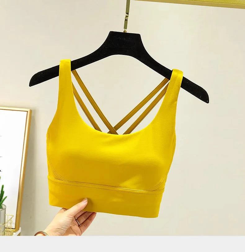 TRY TO BN Women's Tracksuit Yoga Sets Fitness Leggings Sports Bra Naked Sportwear Breathable Workout Two Pieces Suit Gym Clothes