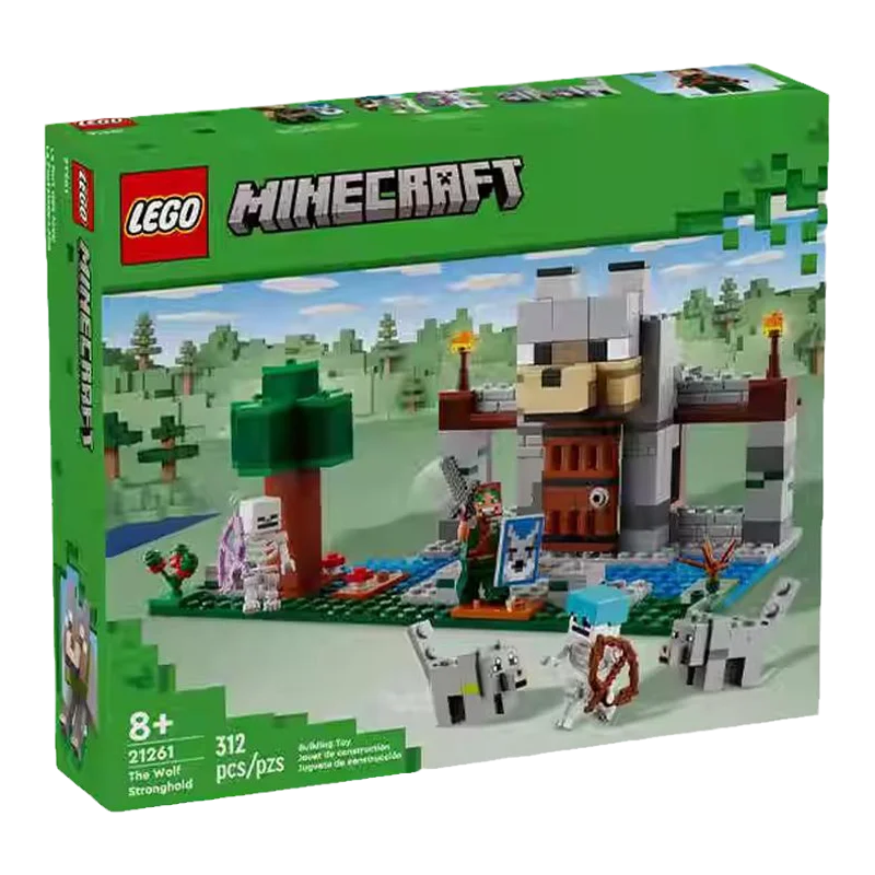 Lego Minecraft 21261 Wolf Forces Educational Toys Building Blocks for Boys and Girls