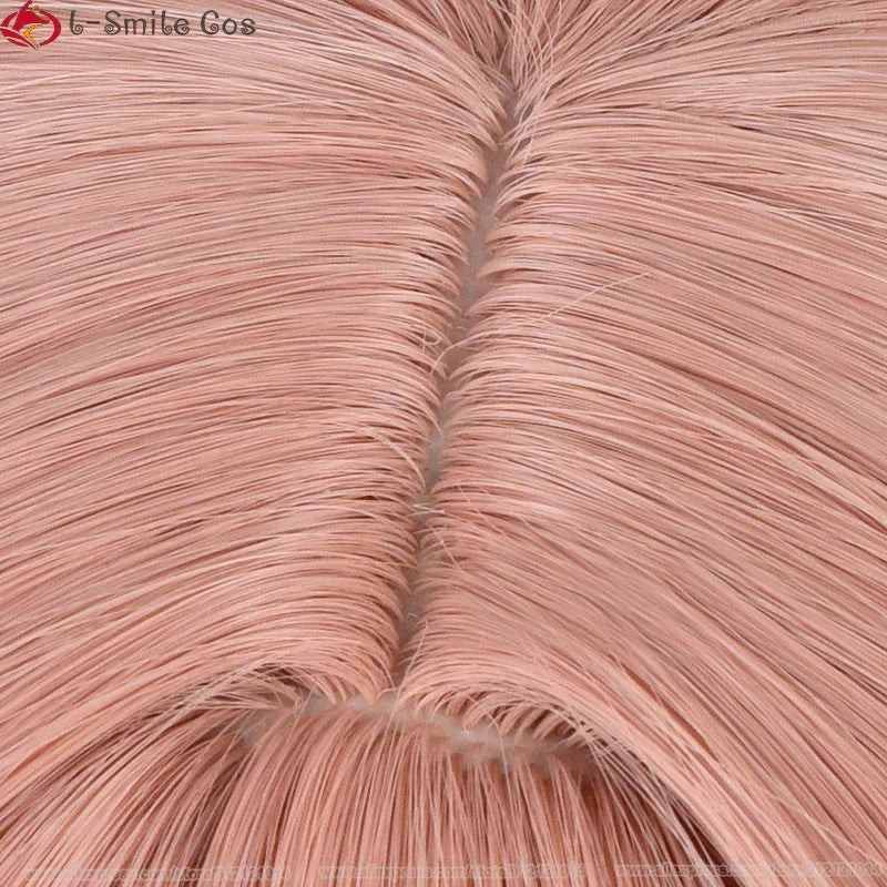 85cm Rapi Cosplay Wig Nikke Rapi Wig Cosplay Pink Orange Brown Heat Resistant Synthetic Hair Halloween Anime Wigs +Wig Cap