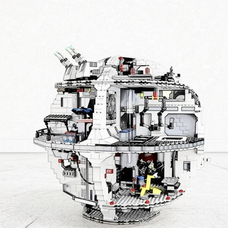 2026 NEW Bricks Great Ultimate UCS Galacy Empire Masterpiece Death Star Battle III Station Model Birthday Gift