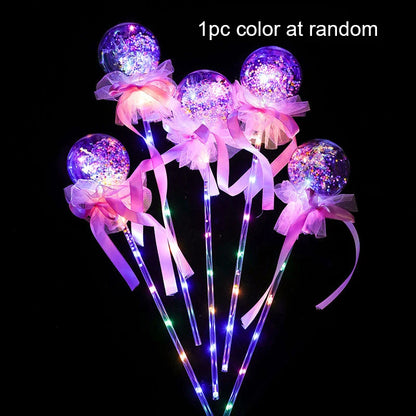 Glowing Magic Wand Flash Fairy Wand Children Kids Christmas Party Stalls Toys Halloween Small Gifts for Party Festival Bulk