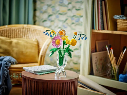 Lego blocks, romantic bouquets, DIY peony eternal flowers, MOC block toys, decorating girls' Valentine's Day gifts