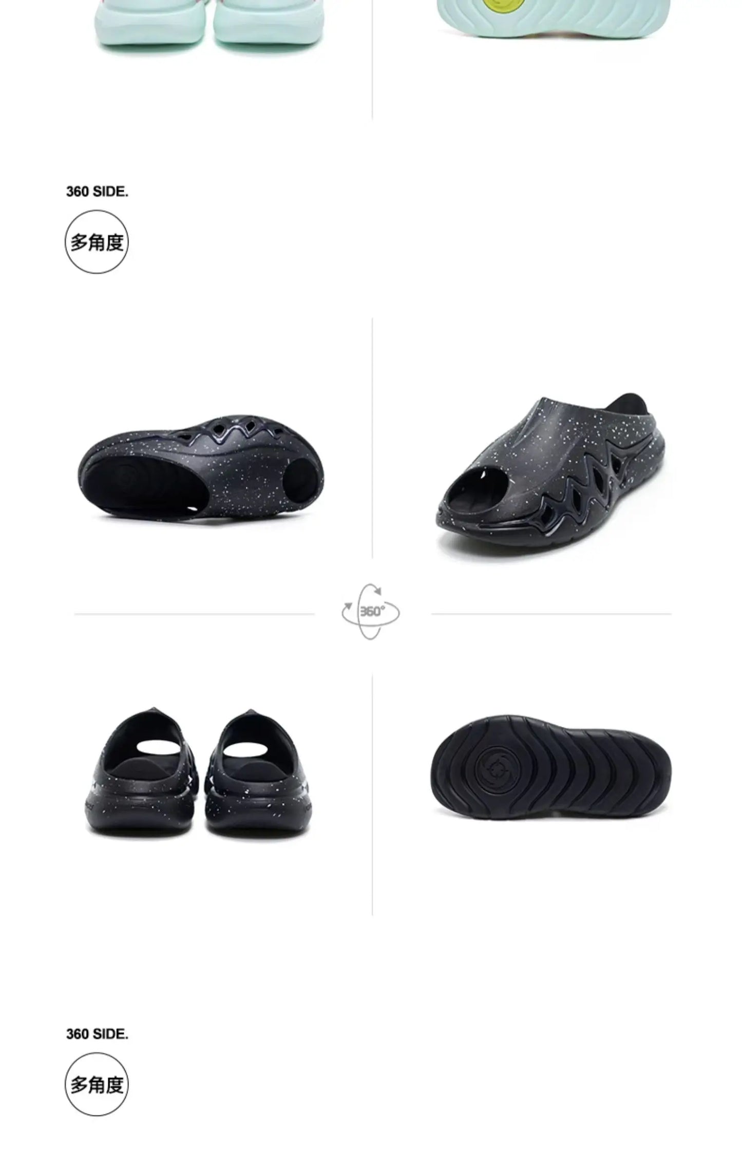 RIGORER Shark 3 Sports Slides: Post - Game Recovery, Summer Outdoor, Anti - Slip Basketball Sandals for Men & Women Z325160508