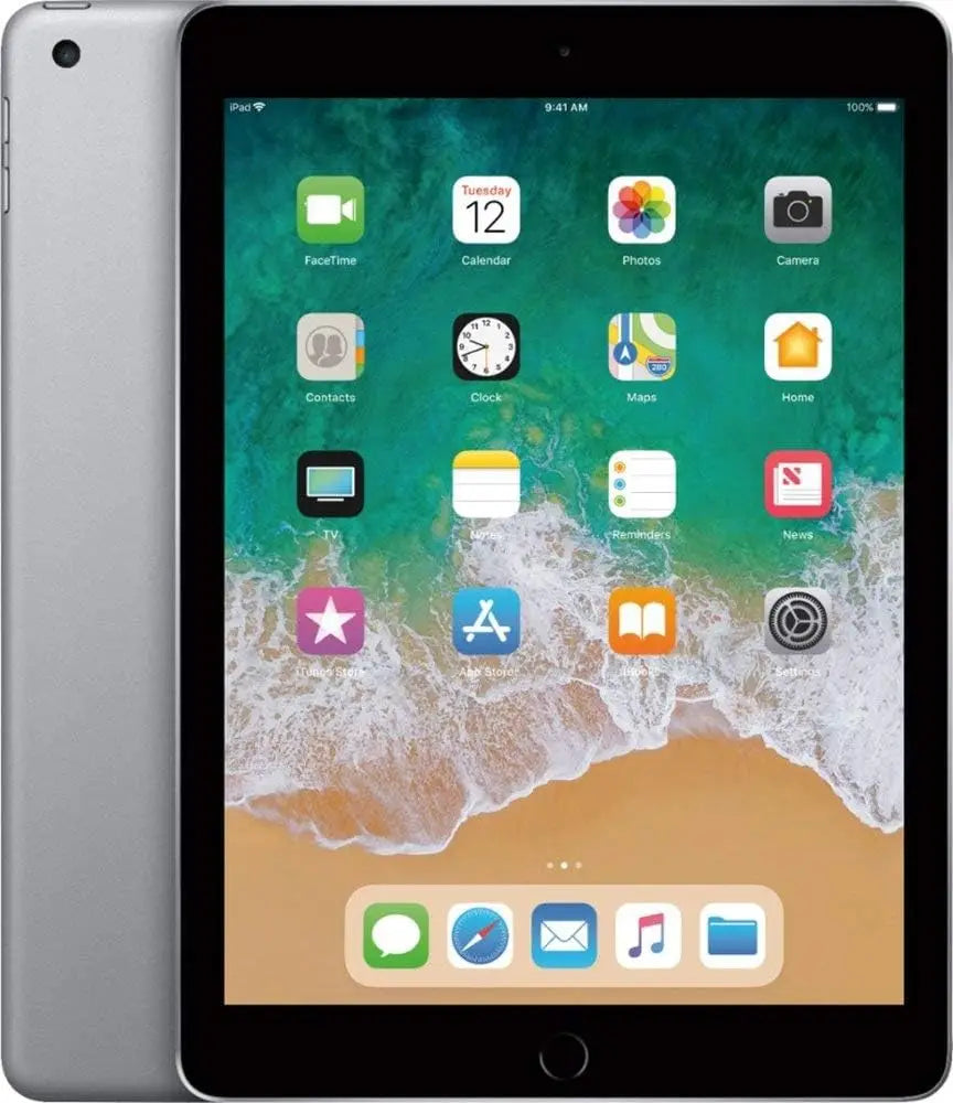 Apple iPad 5th Generation (Wi-Fi, 128GB) Space Gray (Certified Refurbished)
