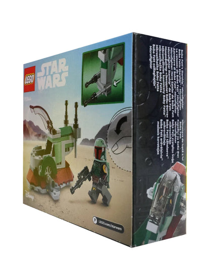 LEGO 75344 Star Wars Boba Fett's Starship Microfighter, Building Toy Vehicle with Adjustable Wings and Flick Shooters