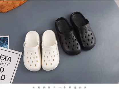 Mens Summer Beach Sandals Unisex Casual Garden Clogs Outdoor Wide Toe Cross Sandals for Ladies Non Slip House Shower Slippers