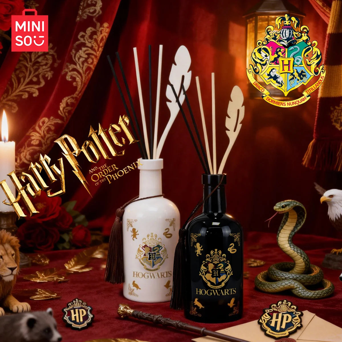Miniso Harry Potter Co Branded Series Non Fire Aromatherapy With Long-Lasting Fragrance Suitable For Gatherings