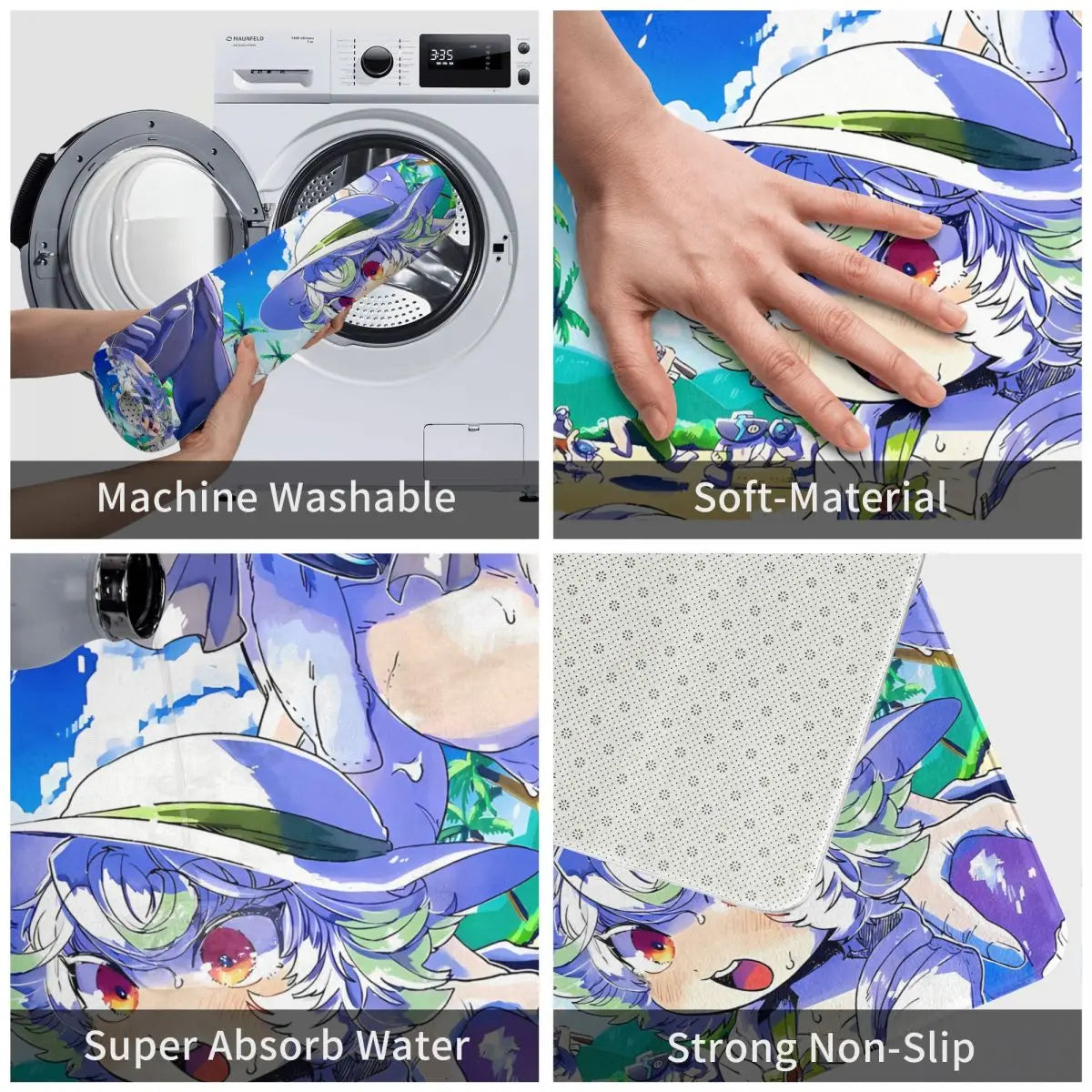 Anime Made In Abyss Bathroom Mat Prushka Doormat Kitchen Carpet Outdoor Rug Home Decoration