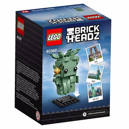 Lego Block Square Head Series 40367 40378 40421 40443 Statue of Liberty Square Children's Toy Gifts