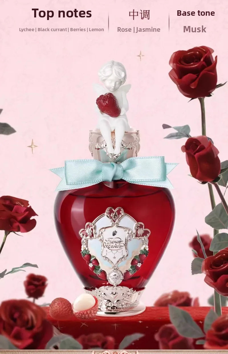 Flowerknows Eau de Parfum The Strawberry Cupid Perfume 1.7 oz / 50ml Lasting Women's Floral Gourmand Perfume for Women for Gifts
