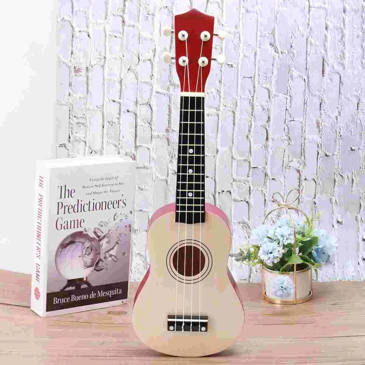 Mini Guitar Educational Toys Acoustic Kids Instrument Student Vintage Style Childrens