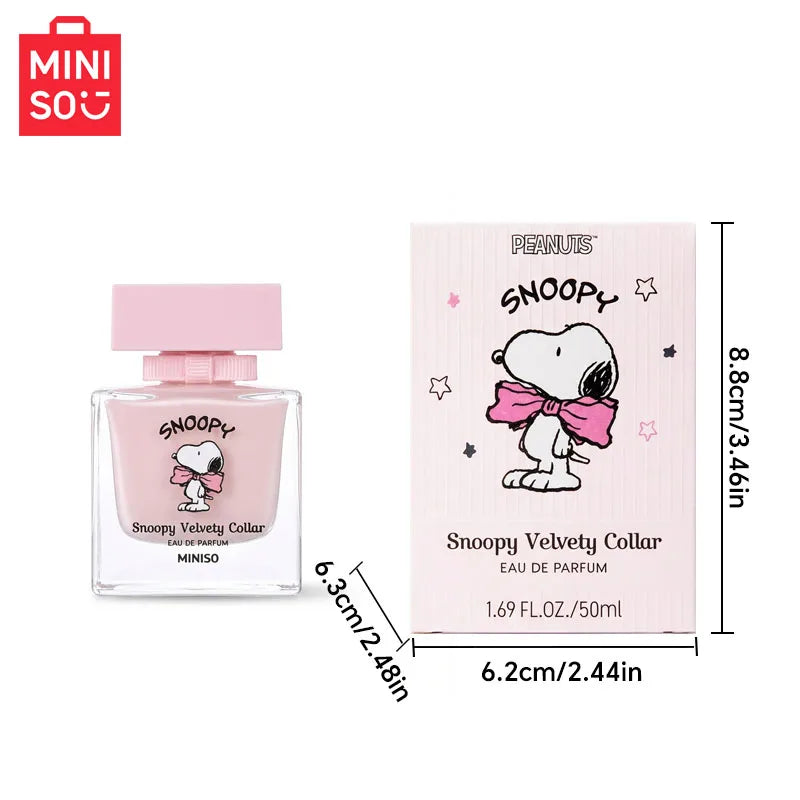 MINISO & SNOOPY Women Perfume Original Luxury Floral Fragrance For Woman Spray 50ML Girl Birthday Present Children Gift