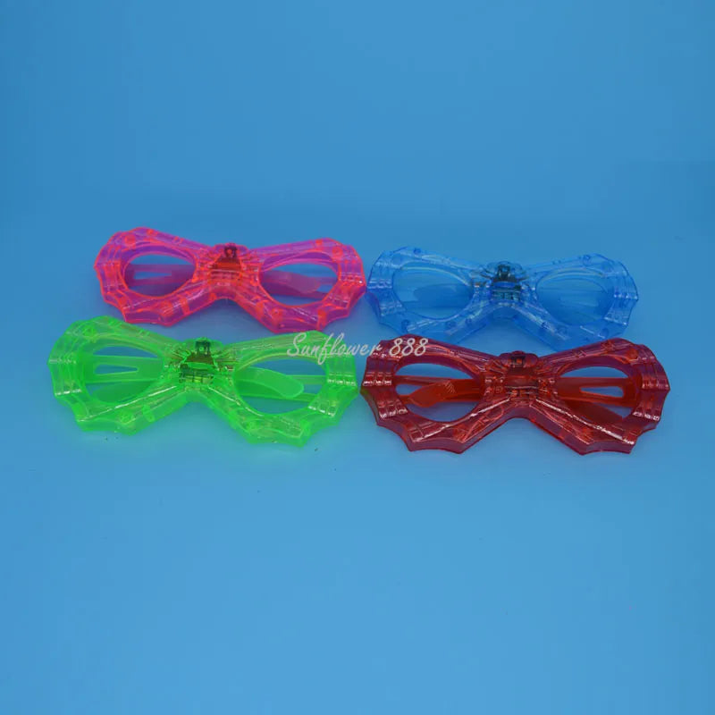 12pcs Adult Kids Women LED Glasses Light Sunglasses Glow Blind Shutter Neon Flash Bar Birthday Wedding Party Halloween Christmas