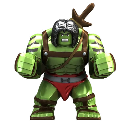 Building Blocks Marvel Transformation Figures Big Goblin Spiderman Iron Man Venom Captain Hawk Deadpool Technic Armor Gift Toys