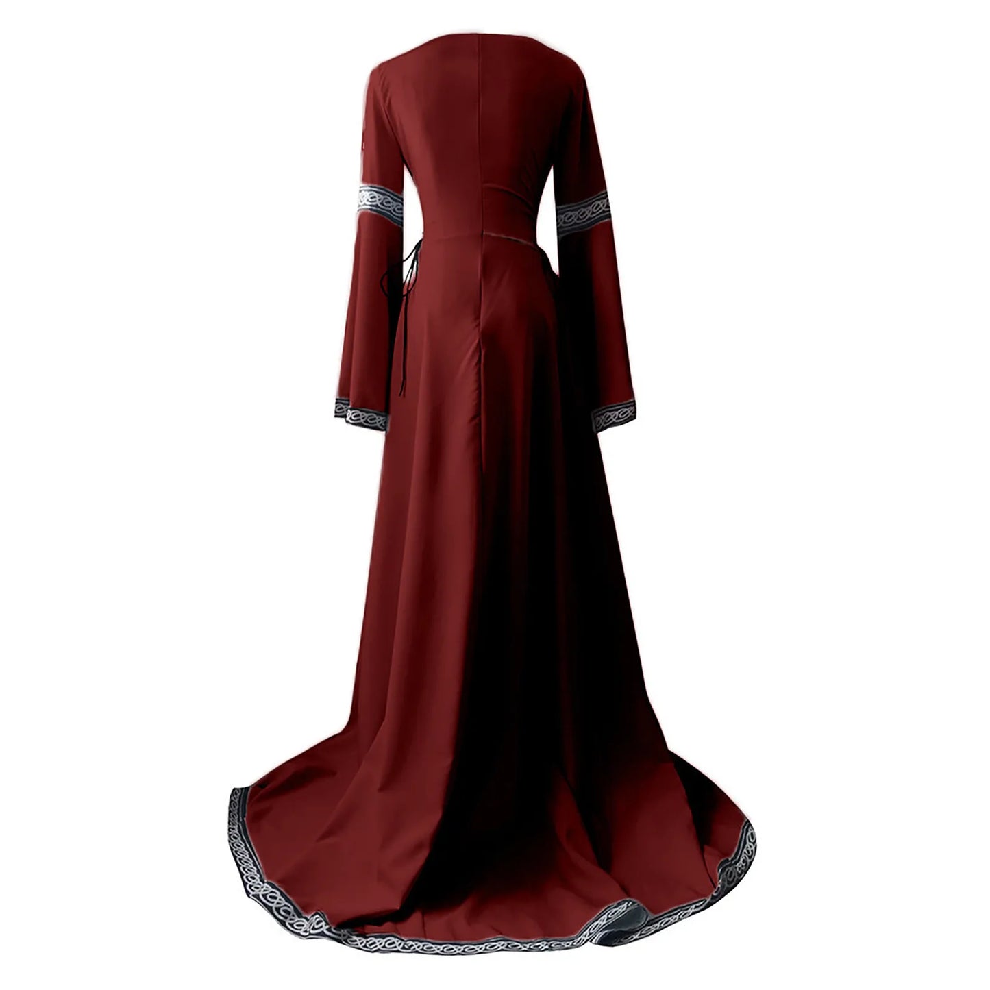 Medieval Gothic Cosplay Costumes for Women Halloween Carnival Party Performance Long sleeve Middle Ages Renaissance Dresses