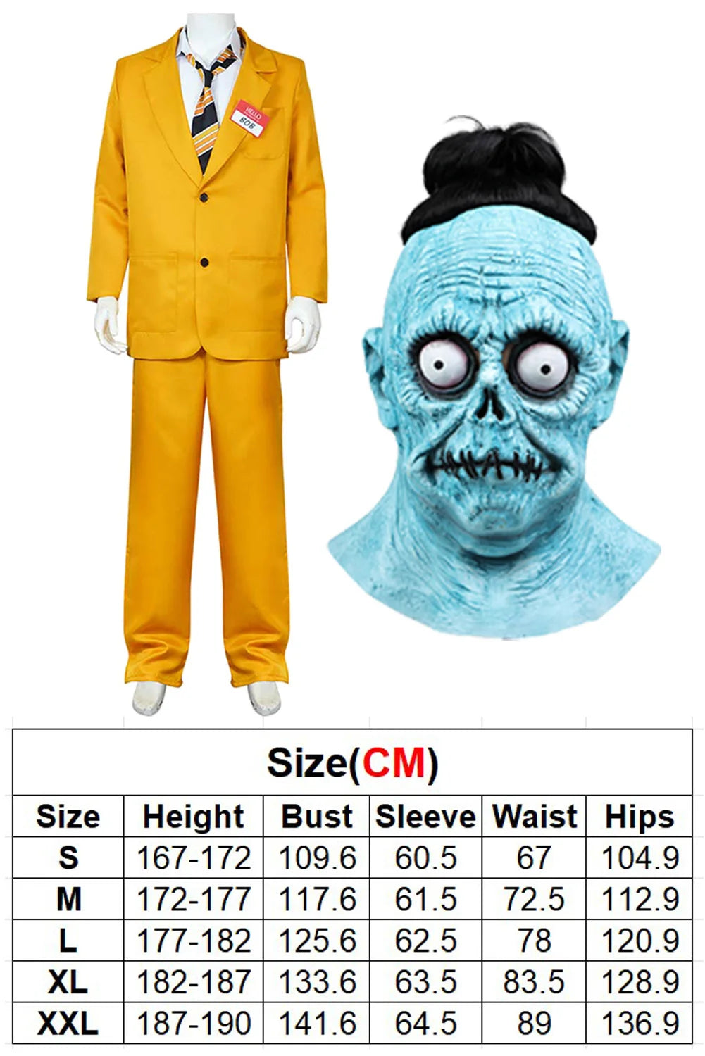 Movie Juices Costume Disguise BOB Cosplay Fantasy Mask Clothing Hoodie Adult Men Roleplay Fantasia Outfits Male Halloween