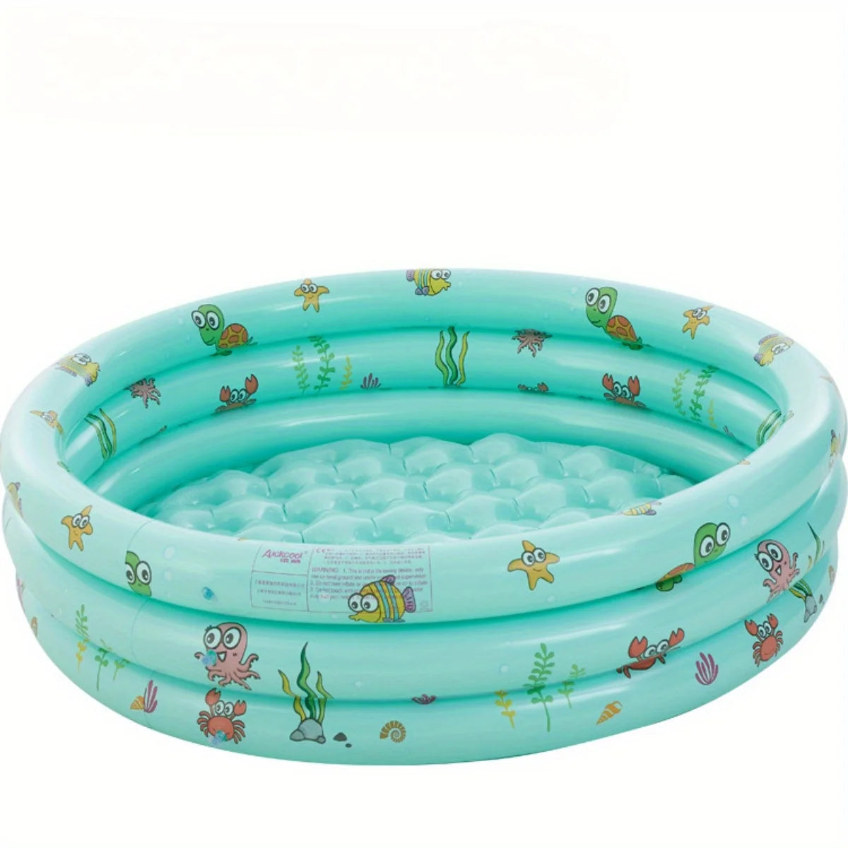100Cm three-ring round inflatable ball pool for infants and children, swimming pool, paddling pool, sand pool