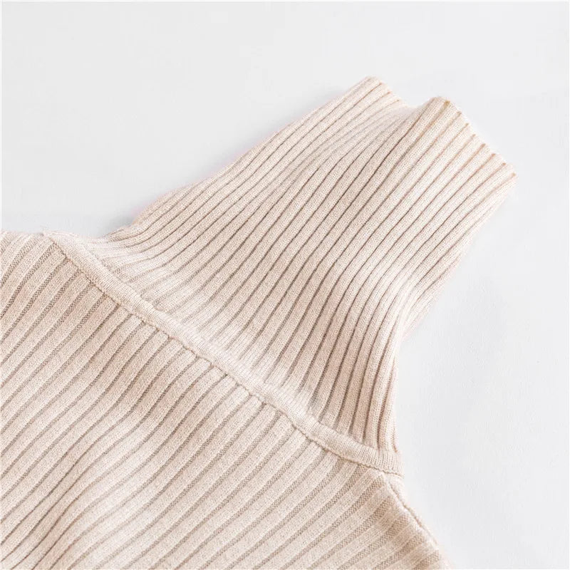 Autumn Winter Women Knit Solid Turtleneck Pull Sweater Casual Rib Jumper Tops Female Home Pullover Y2K Clothing 2025